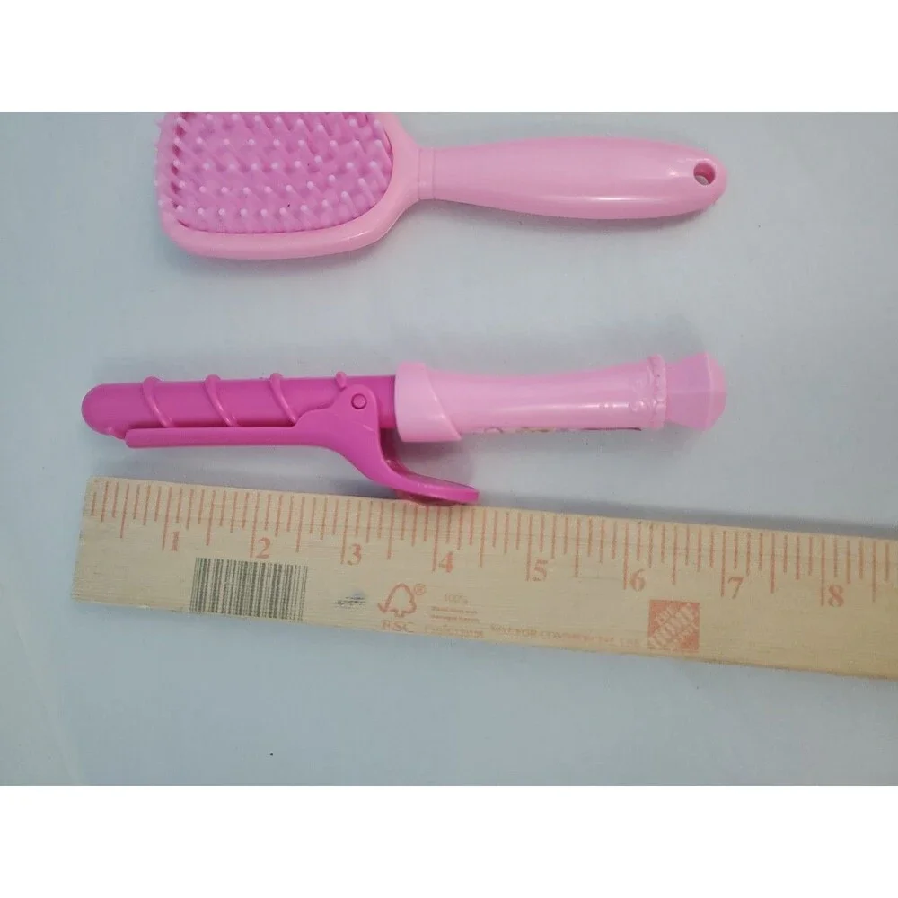 Disney Princess Style Collection Replacement Toy Hair Brush & Curling Iron Wand